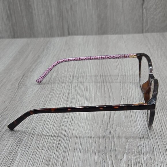 Kate Spade Eyeglasses Flower Pattern KS Roanne 086 Dark Havana Cat-Eye 54mm - Picture 2 of 6